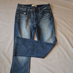 BKE Women's Dark Blue Gabby Boot Cut Jeans